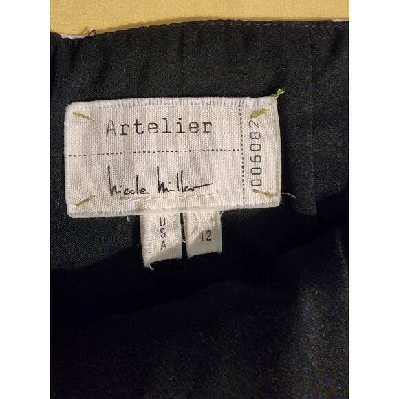 Nicole Miller Atelier Skirt Palm Trees Size 12 - Picture 4 of 5